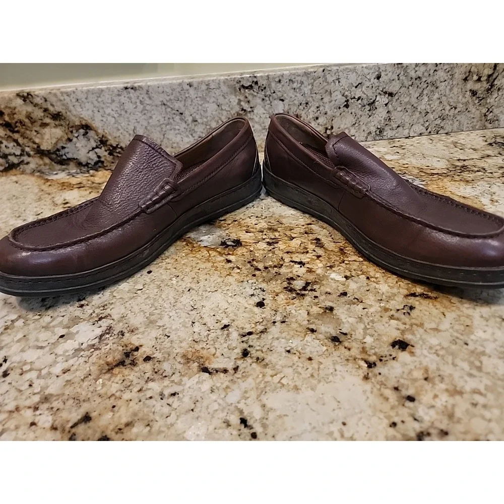 COLE HAAN Grand.OS  Soft Brown Leather Driving Slip On Loafer Mens 11.5 M.  Mint